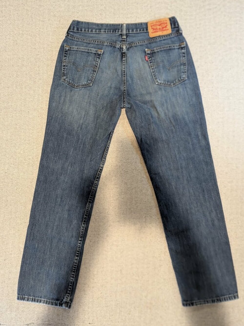 Levi’s Women’s Blue Straight Leg Jeans Size L - Picture 4 of 11